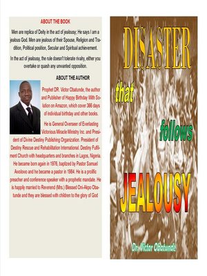 cover image of DISASTER that FOLLOWS JEALOUSY